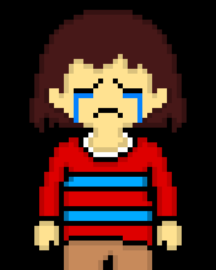 [71fafd] *looks at FT's arms and see all the cuts* SANS, why did you hurt yourself again?!