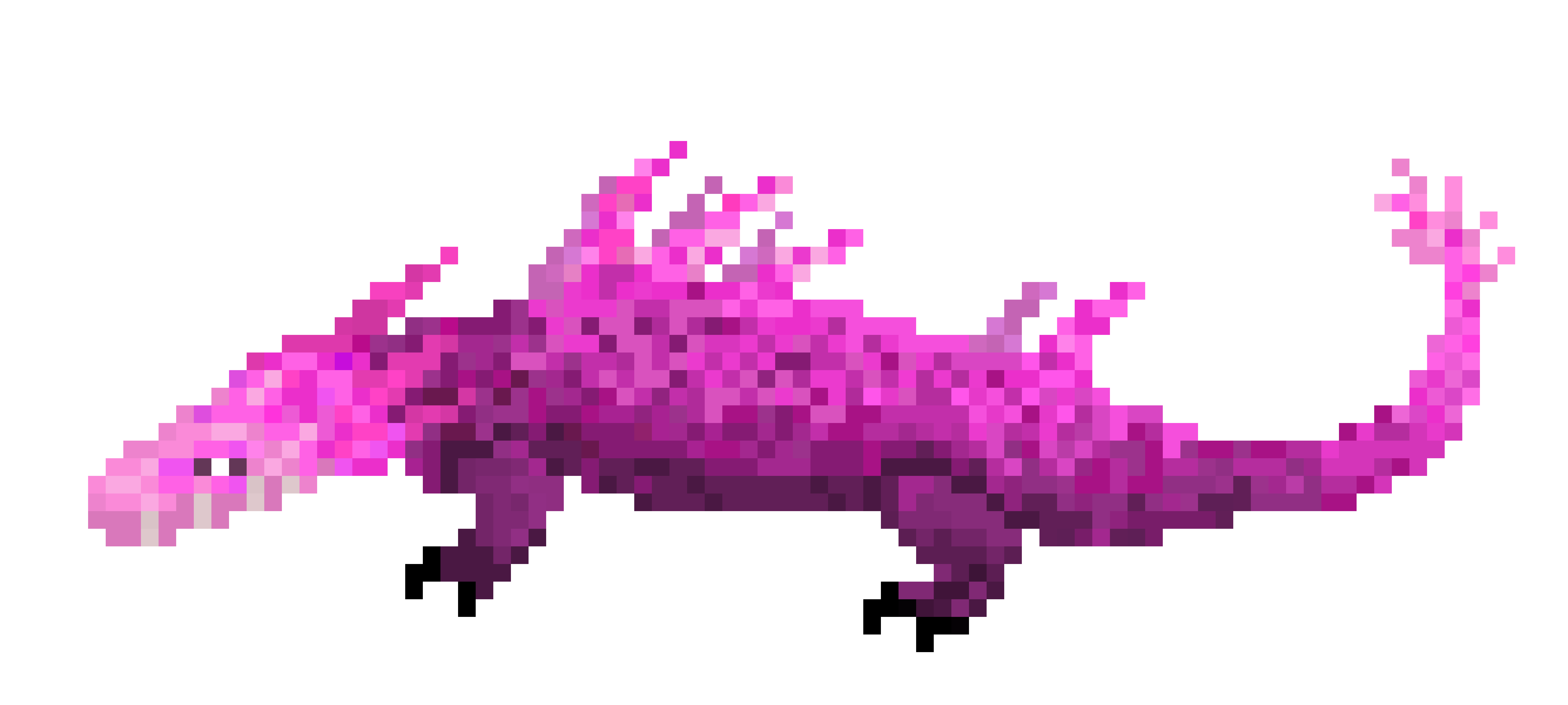 [9e9db1] Pink Lizard Character