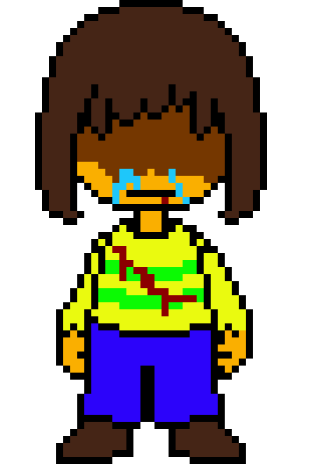 im so sorry... i can save you! its not to late! *picks up frisk* dont worry...the healer will know what to do!