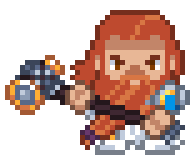 [86d482] Dane the Dwarf Blacksmith