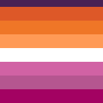 i made a lesbian flag