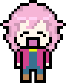 [eb00e4] danganronpa emu happy pixel sprite base
