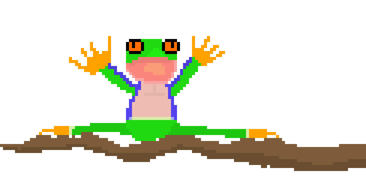 [162c0c] happy frog made by freddysep