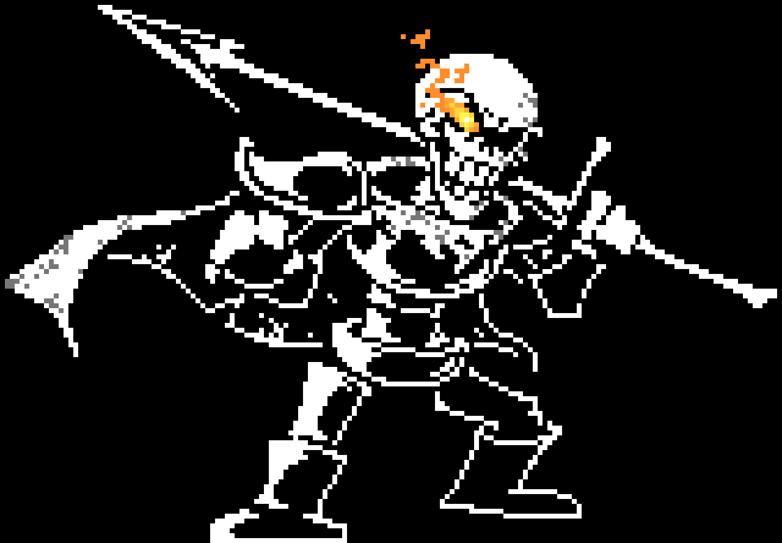 "Dustbelief Papyrus | Credit in DESC... -Terrie