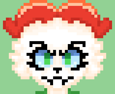 [7e1c00] Like, sorry to burst the bubble, but pitch black eyes with red pupils isn't original anymore. It's been done to death it's the stereotype of "this is meant to be scary".