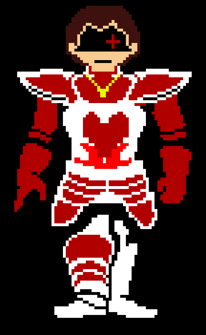 Undertale-Style DT Knight Armored Battle Sprite V2