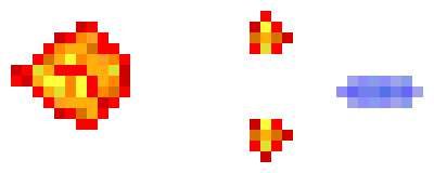 [e5d9d5] Projectile+flames