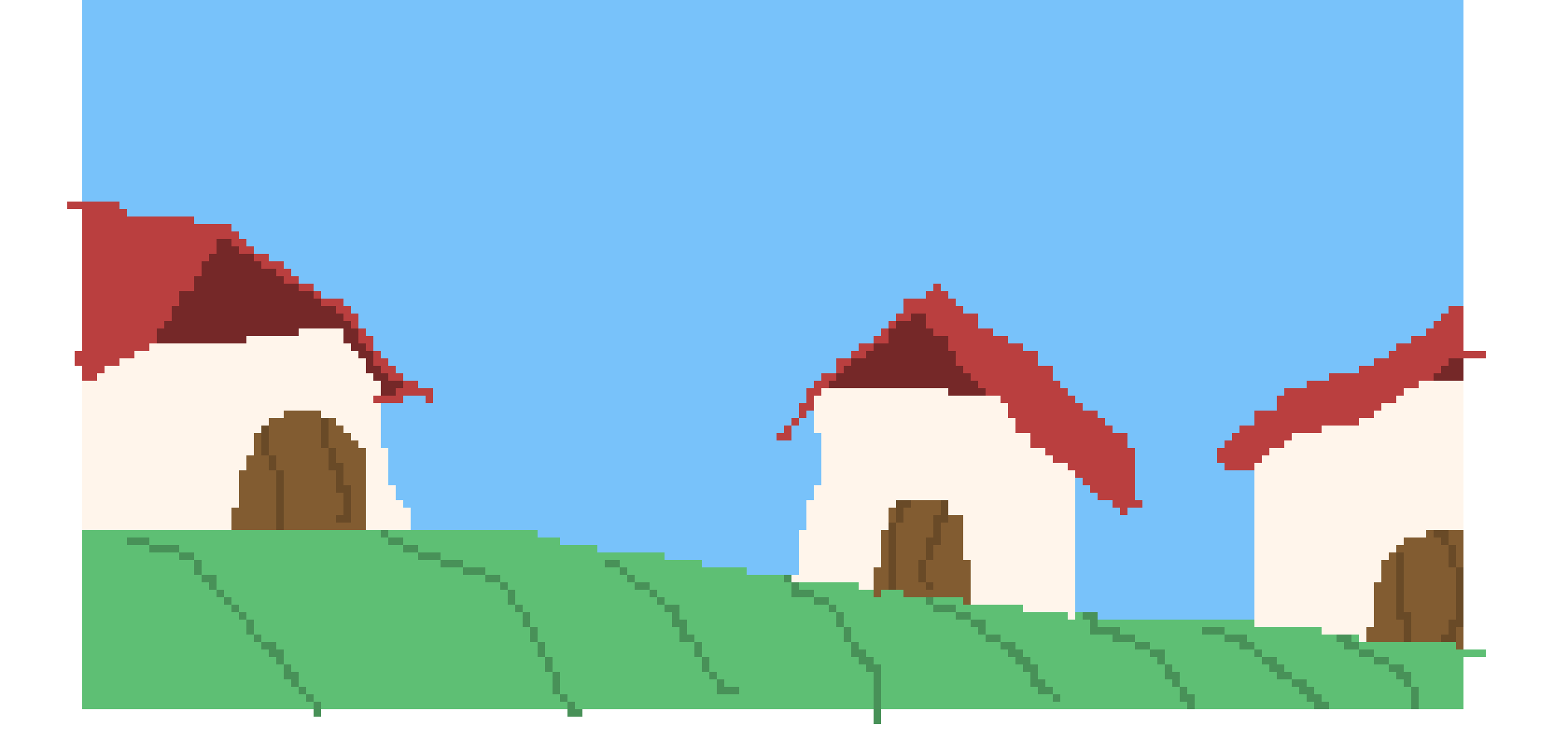 [63833c] Mushroom town