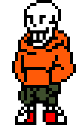 Sans, Underswap Papyrus, TS!Underswap Papyrus And Disbelief Papyrus (deltarune style) [DESC]