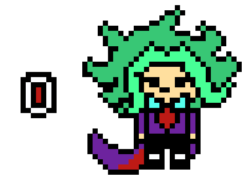 [dba4ab] danganronpa oc bee pixel
