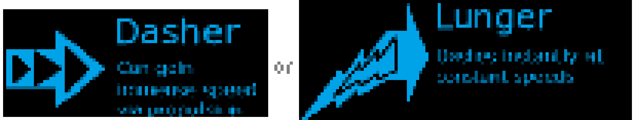 [006d2b] thinks. chat dasher or lunger.