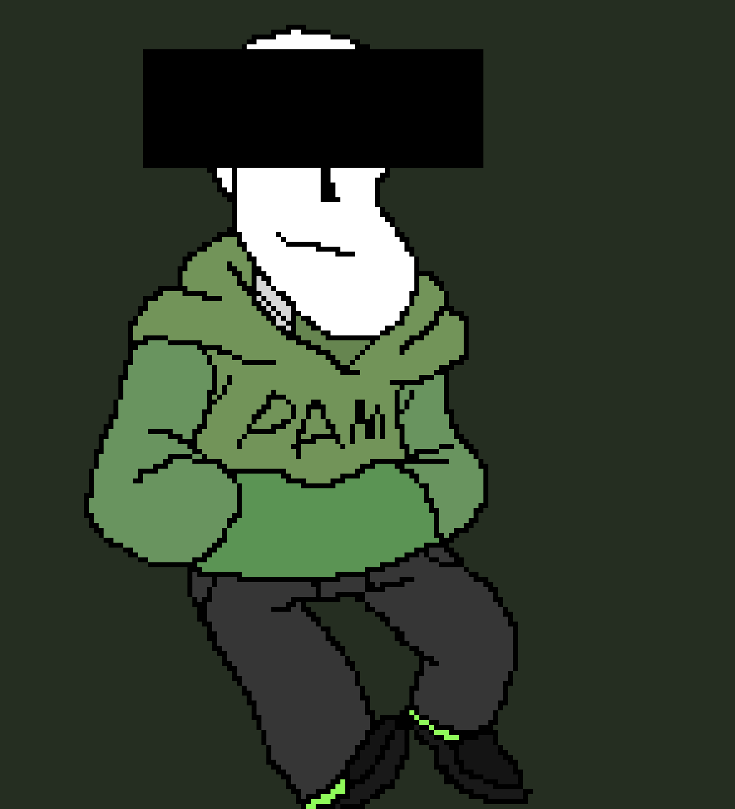 Oh hey, my 2 best enemies. Fox girl that ignores me because of an AU and random terrible edit sans, i am no longer Allan i am now GREEN PAPYRUS! 