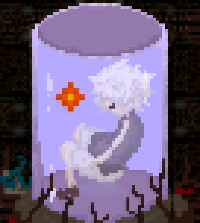 [777455] *The ground finally shatter entirely, and those who couldn't fall ultimately fell into what seems to be a void. Drawcia herself would entirely disappear for a moment. The sky would then begin to drip paint, as if the sky itself couldn't be held together anymore.*