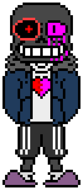 [d6b045] Fear Sans: *His eye is bleeding now*