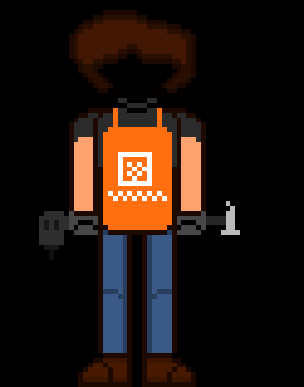 [d959ff] *appears in level !* WELCOME TO HOME DEPOT!