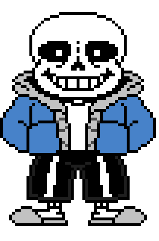Undertale Sans and Papyrus Battle Sprite.