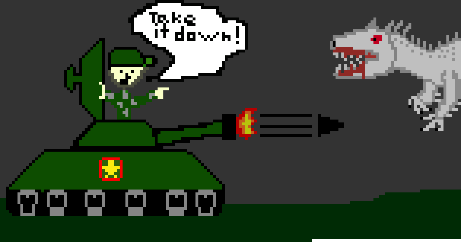 Tank vs Indominus Rex