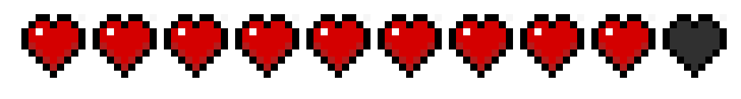 [3c9435] Minecraft health bar -1