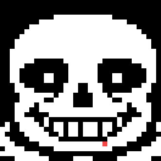 [df4002] [Sans stepped to the left, dodging it.] Y'know, you don't have to be mad. After all, we could just be ketchup-drinker friends.