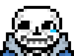 [35dc76] [Sans summons bones between Dell and Dark Sans, blocking everyones attacks] *oh whoops i missed