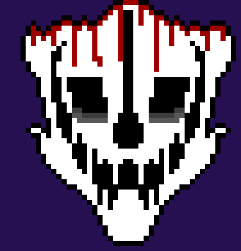 [0ae1f1] *Murder appears and bites the blaster in half*