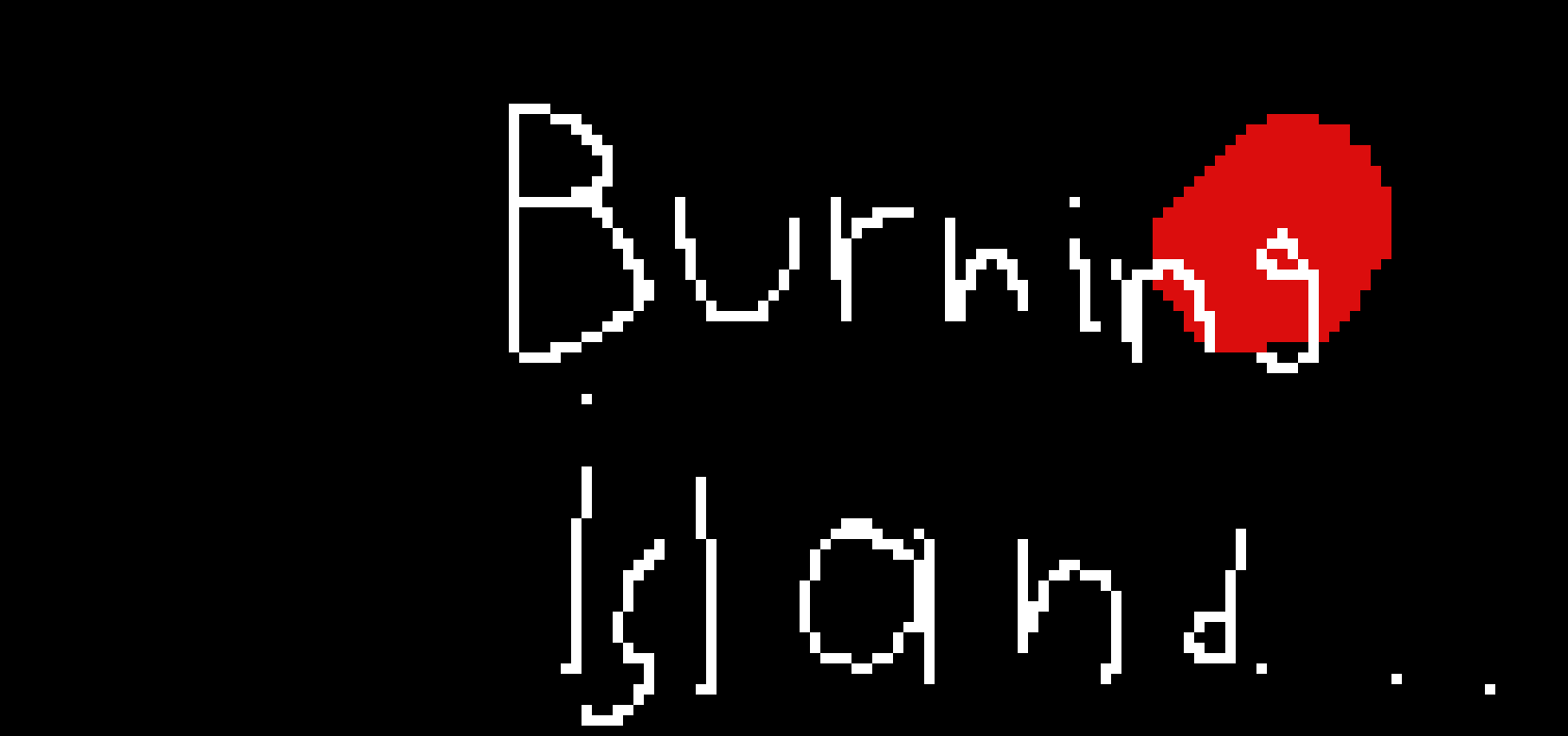 [88548d] Burning island... screen