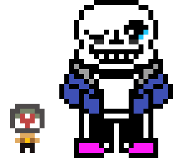 [35dc76] ((sprite size comparison, little baby man))