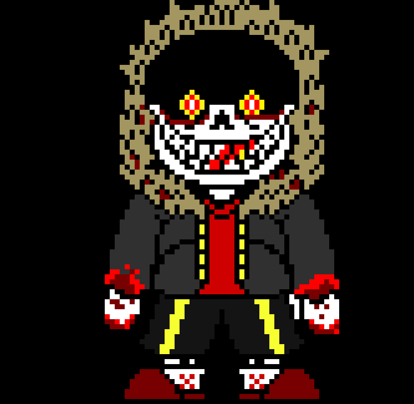 [d4c9dd] Insanity!DustFell Sans(Fixed)