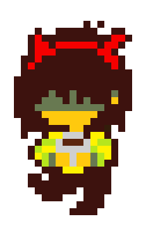 [a66975] Child Kris drinking hot chocolate