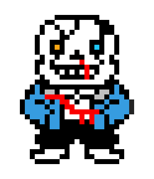 Badly damaged sans