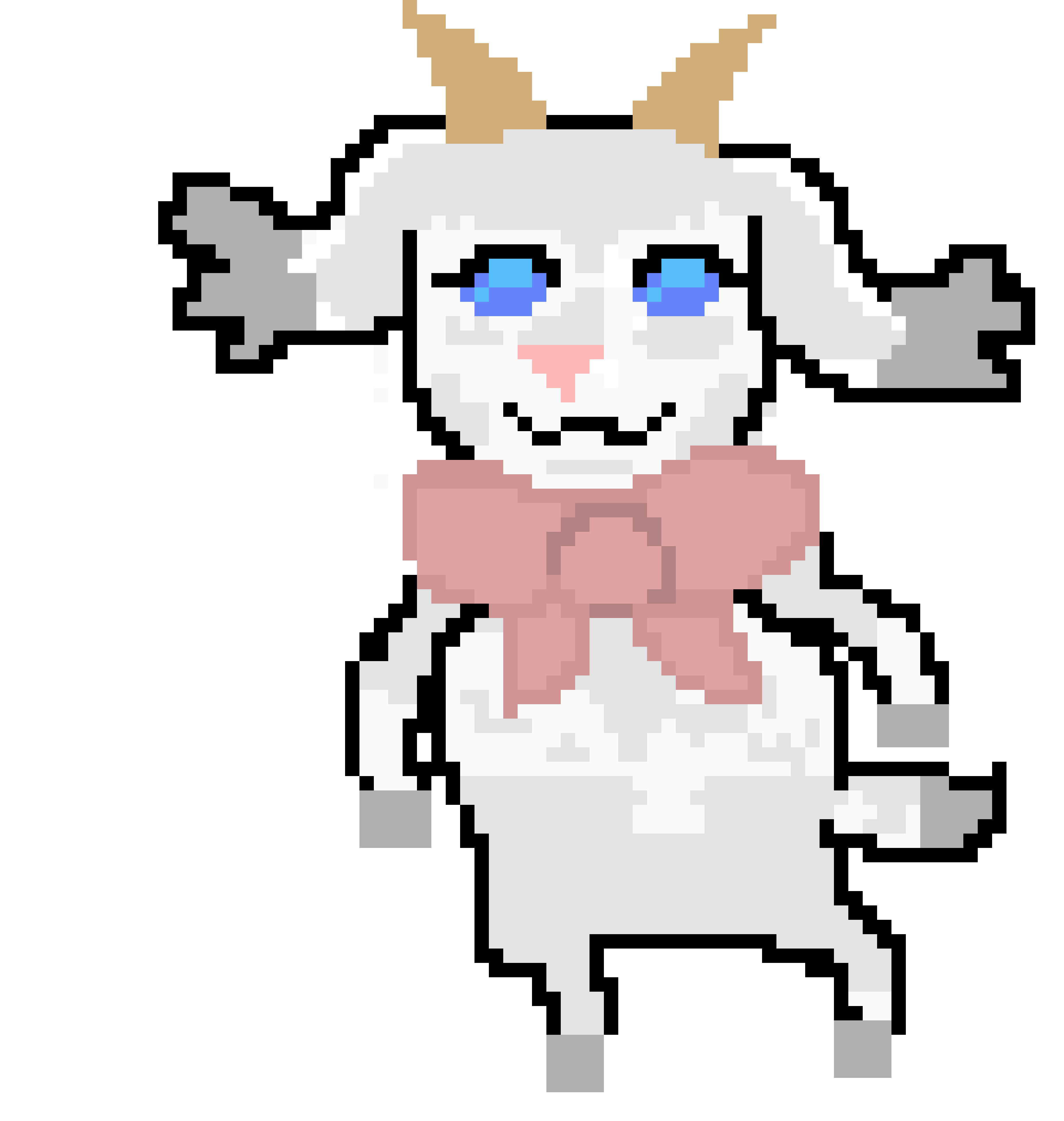 Mei the Goat (Male Version - Semi Anthro/Semi-Feral Sprite)
