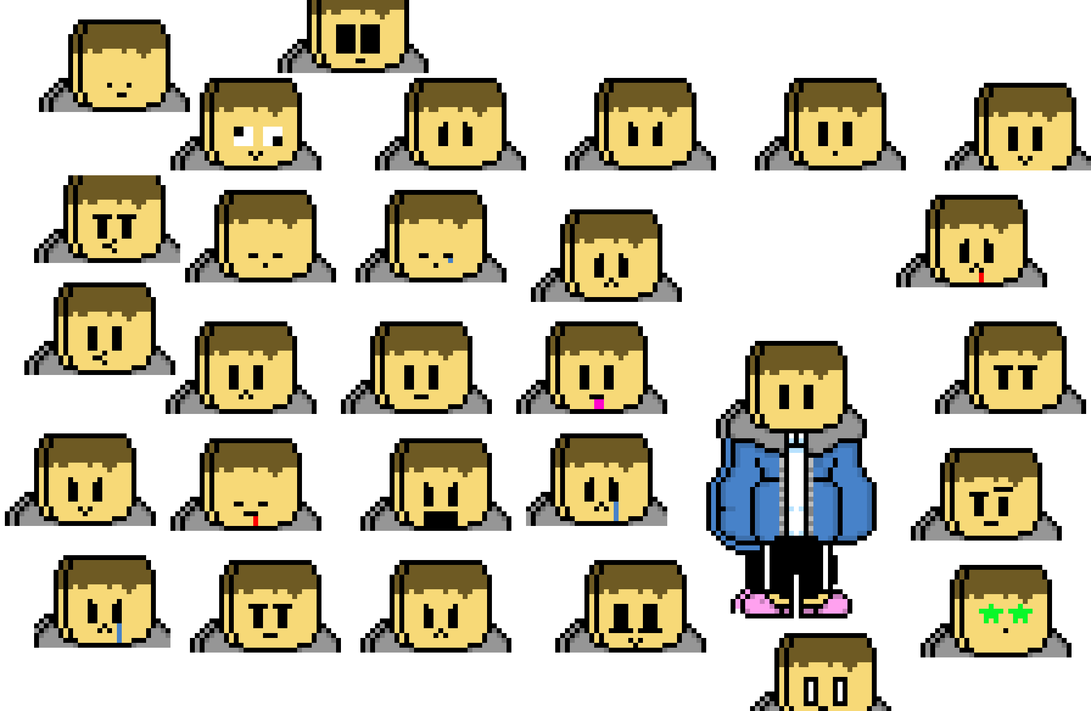 Ethan: all of my sprites: THERES TOO MUCH TOO KEEP UP WITH I CANT FOCUS ON ONE THING THAN THE OTHER LIKE MAY AND LOLI AND SOME OTHER PEOPLE BEING IGNORED AND PEOPLE LEAVING AND PEOPLE BECOMING SAD AND EVENTUALLY EVERYONE WILL LEAVE AND GIVE ME DEPRESSION AND KDFJHYUFICJHUIECIJEUICHIUEJCUIEHCIOERHUCIH HELP MEH