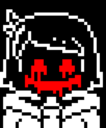 [2fbf6b] *she jumps, and dashes into the blaster, kicking it into you as it blasted* -Helix (Chara)