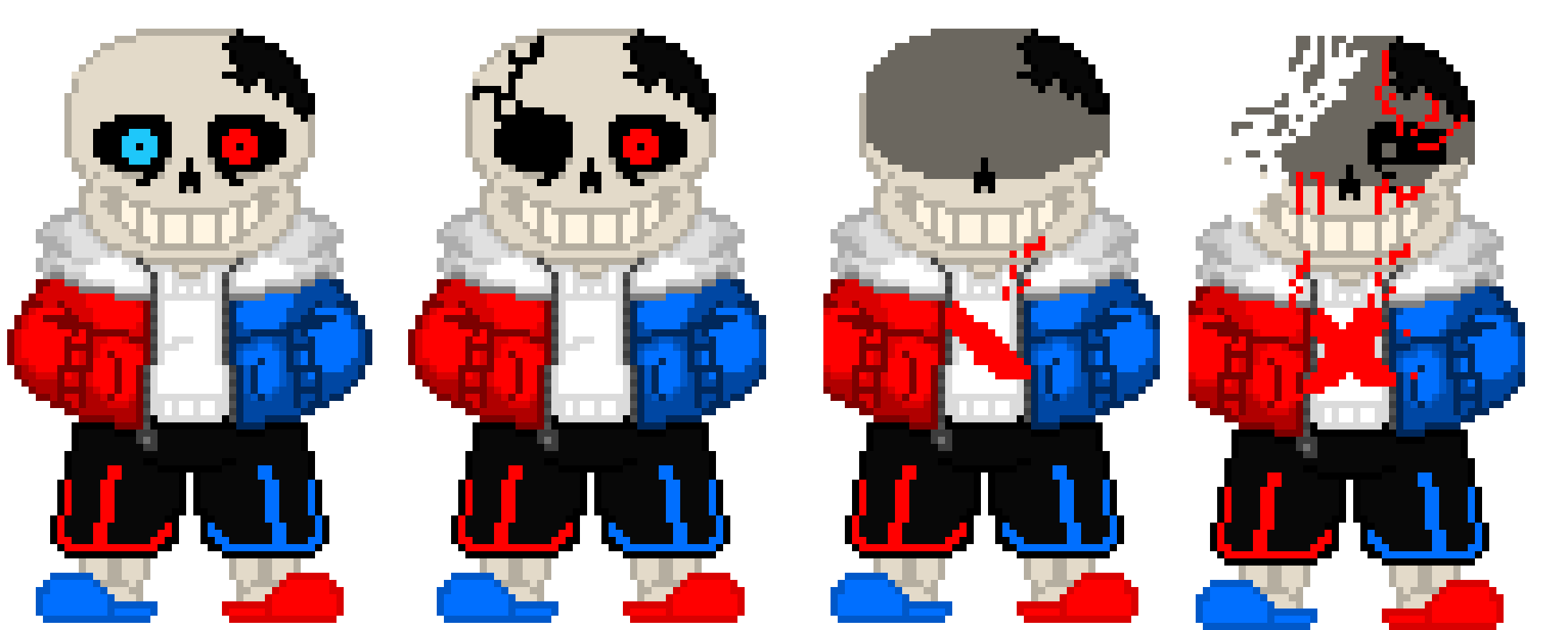 oh... well if the wounds and scars ever get to you you just gotta ignore them... like i have this crack in my head