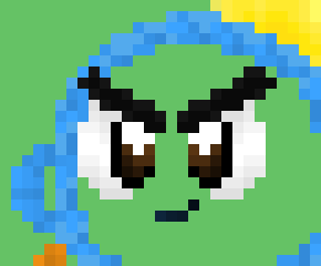 [8ed5a4] nope! im actually made of yarn! I come from another world made up of yarn and stuff like so!