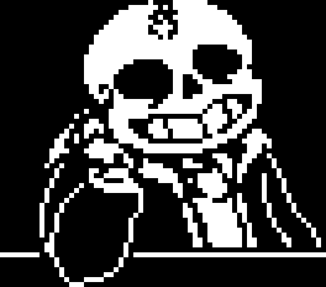 -skull cracks- -Shop Keeper Sans
