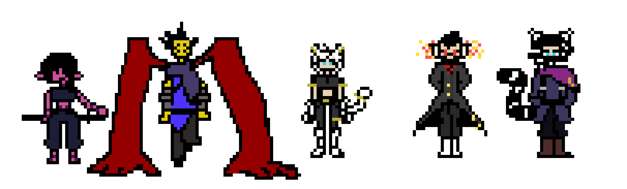 [ff7372] Custom Undertale Human Sprite Template