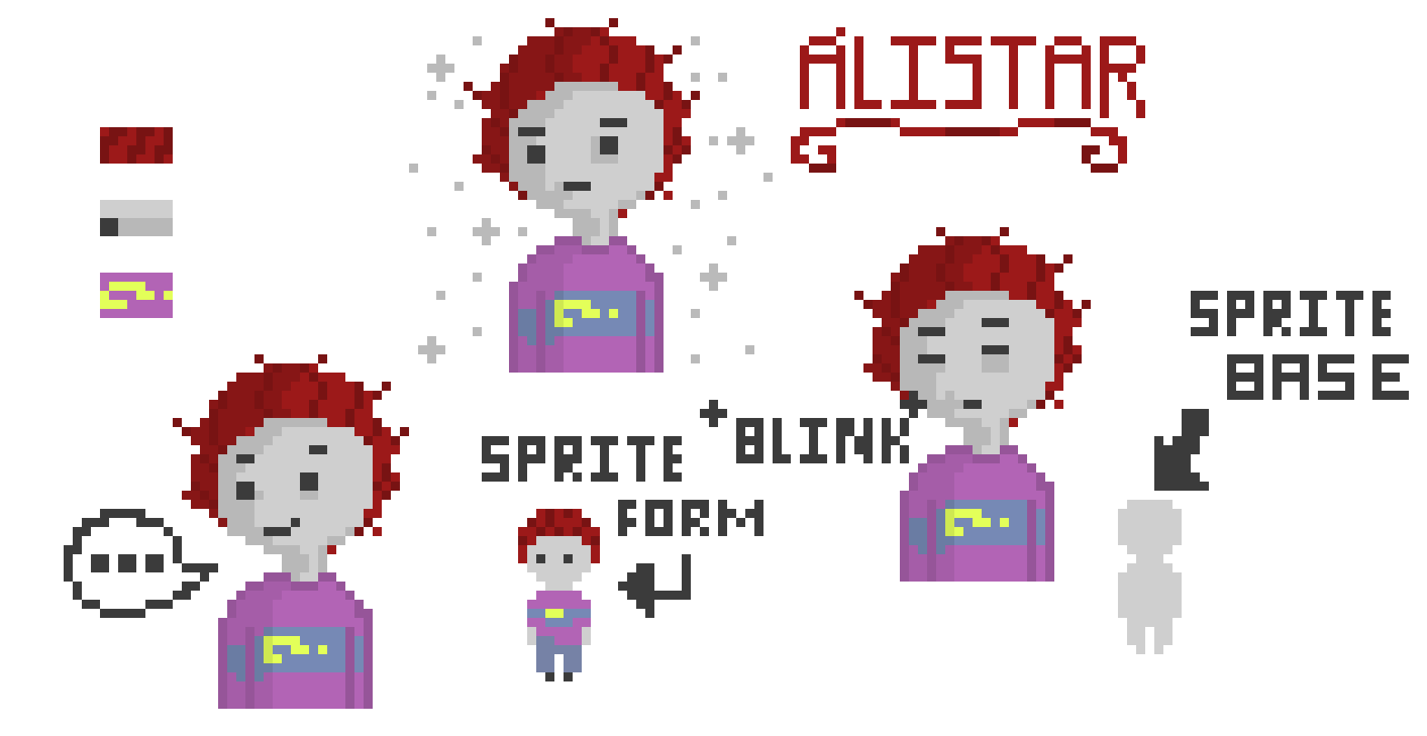 ALISTAR initial character design