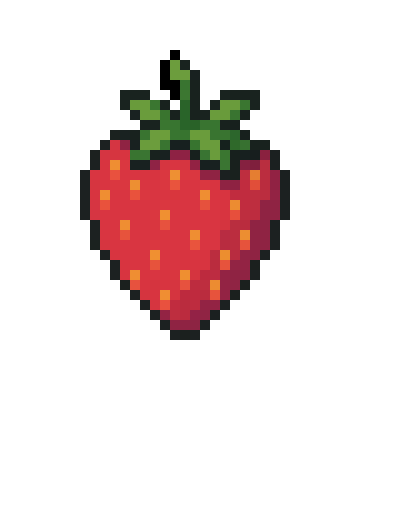 [209ee5] Straw berry pixel art