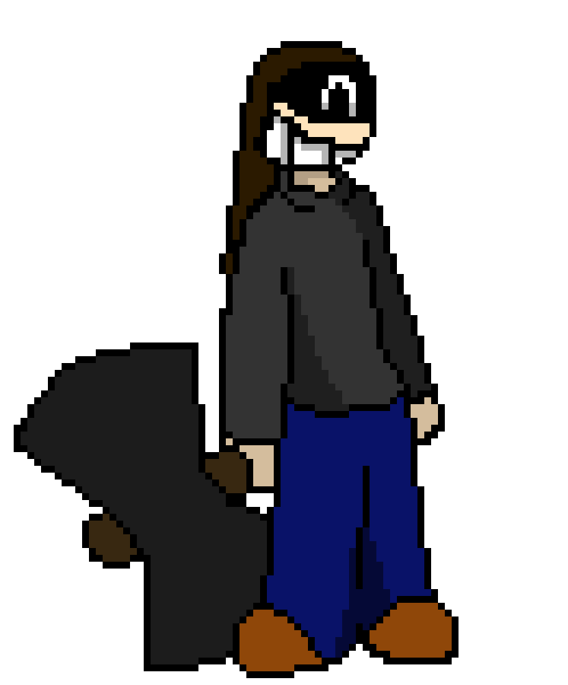 [e22b6a] ((Nope. Just working on my axe.