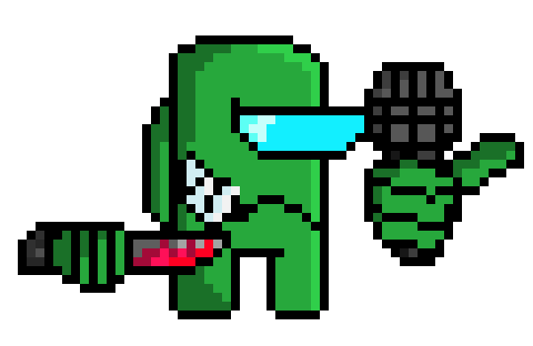 Among us Green FNF (Imposter Form)