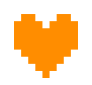 [ece41f] Undertale Heart Sprite (Bravery)