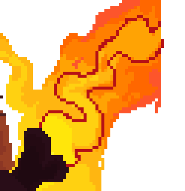 [d9c550] this entire section  was one part before i changed it because a bright yellow in the middle of a redder orange didnt look too good, so yeah start with smaller sections when building things yknow that