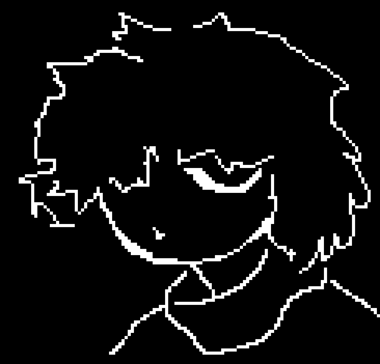 i see, its a different look than what i was expecting myself to draw. its more boyish in nature, definitely reflective of when that piece of me got left behind, but thats how it naturally draws itself.