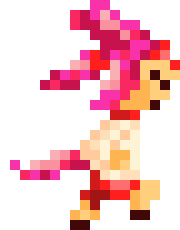 Haru Urara Side Profile Chibi Running Sprite