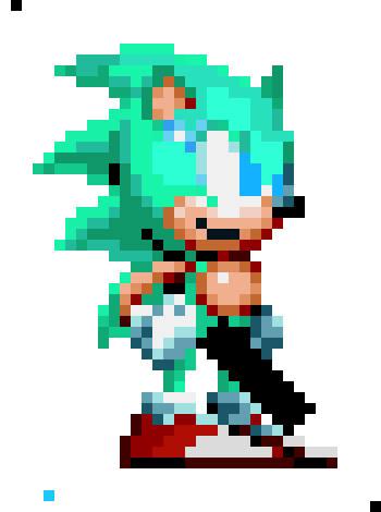 Sonic Mania Sonic Sprite [censored]
