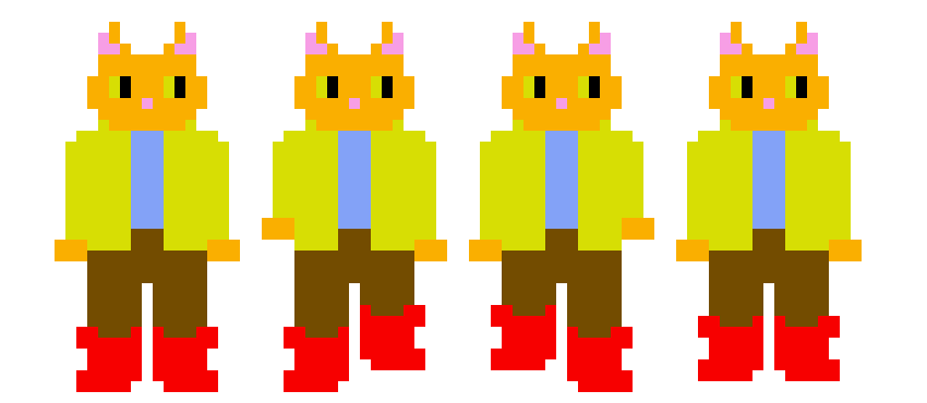 Potential Walk Cycle for Cat