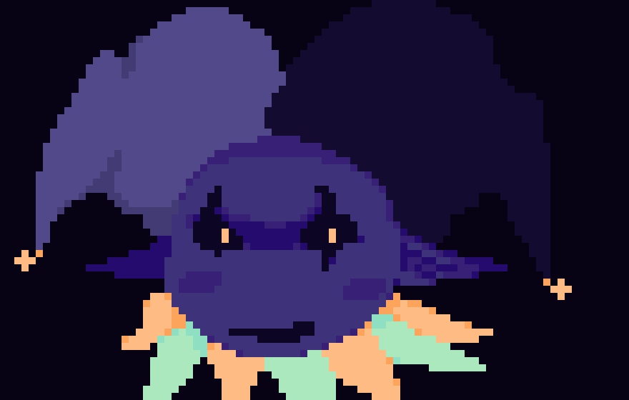 [388d4c] Its hard to tell whether or not you'd be able to do art for him going off your big sprites, since yknow with the exception of tenna being a whole ass 3d model its mostly small art