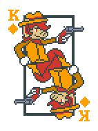 [907583] Brass Comm King of Spades Contrast Template