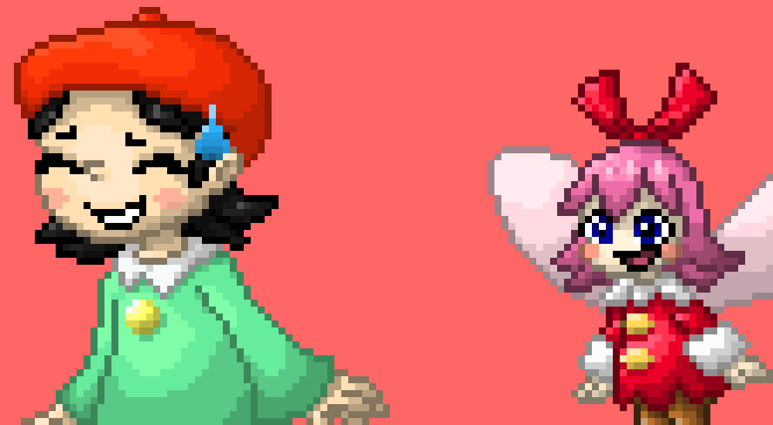 [777455] *Adeleine and Ribbon would both come over by them* Adeleine: He's always excited to throw such a grand celebration for anybody on their Birthday. He always says it's because he always wants to show how much he appreciates that person- || Ribbon: You've got it hand it to him though; he's always on top of the game with this!